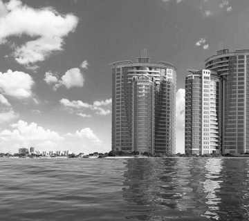 پروژه برج های دوقلوی کیش - شرکت مهندسی و مشاوره صنایع مبتکران گلدیران