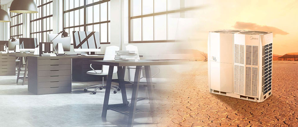 VRF Midea V6 - شرکت مهندسی و مشاوره صنایع مبتکران گلدیران